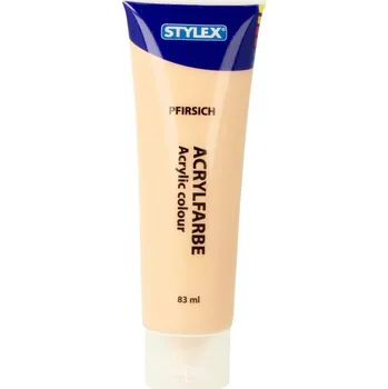 Výtvarná barva Akrylová barva Stylex pastelová broskvová 83 ml