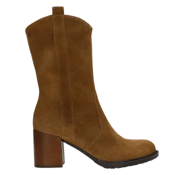 Dámské polobotky Vysoké Kotníčkové Boty Na Podpatku Wojas 5532562 39