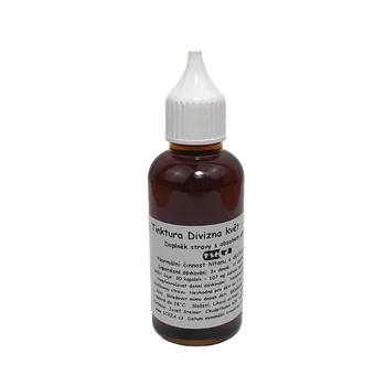 Doplněk stravy STEZA - Tinktura Divizna květ - FORTE 10x 50 ml. + 1ks navíc jako dárek ! (Tinktura Divizna velkokvětá)