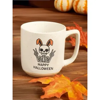 Sinsay - Hrnek s halloweenským motivem - oranžová - 182GI-23X - 182GI-23X-ONE