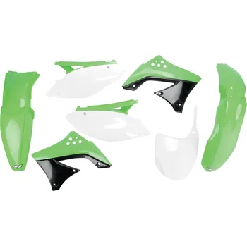UFO kompletní sada plastů KAWASAKI KXF 450 09-11 barva 09 (zelená/černá) (KA213E999) (UFO kompletní sada plastů KAWASAKI KXF 450 09-11 barva 09 (zelená/černá) (KA213E999))