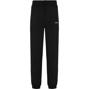 Slazenger Cuffed Fleece Jogging Bottoms Mens Black XL