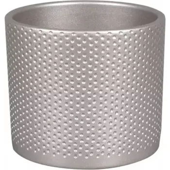 Vánoční dekorace Obal ZEUS DOTS CHRISTMAS 13cm chrom-zlatá