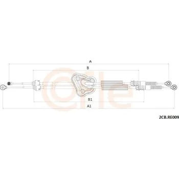 Tazne lanko, rucni prevodovka COFLE 2CB.RE009