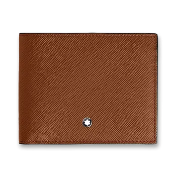 Peněženka Peněženka Montblanc Sartorial 6 cc, hnědá