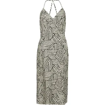 Dámské šaty Dámské Šaty SUPERDRY VINTAGE MIDI HALTER SLIP DRESS W8011293A8YM – Pestrobarevná XS