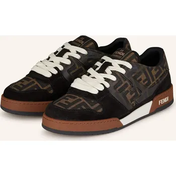 Pánské tenisky Fendi Pánské Sneakersy Match, černá / velbloudí / koňaková, 46