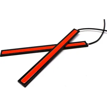 Autožárovka STOP SVĚTLO, brzdová světla, COB LED červená 12V motoLEDy 860