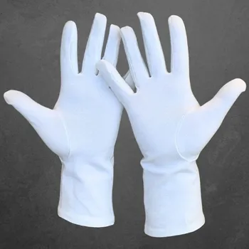 Rukavice KNITVA Dámské bavlněné rukavice s pečující úpravou bílé Dámské 6