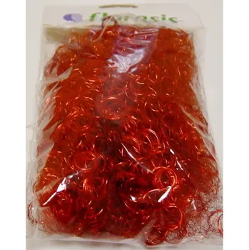 Velikonoční dekorace Andělské vlasy - 30g červené