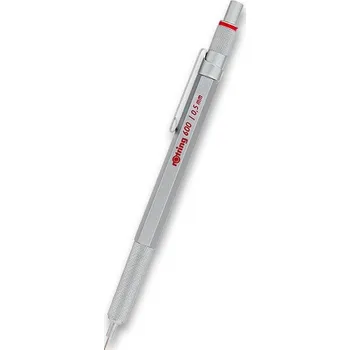 Grafitová tužka Mikrotužka Rotring 600 Silver - 0,5 mm