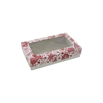 Krabice na pečivo Albi Dárková krabička skládací 12,7 x 12,7 x 12 cm jednorožec