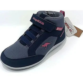 Dívčí tenisky KANGAROOS dívčí kotníková obuv 104040004465 BAREFOOT modré TEX 32