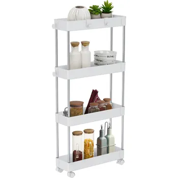 Pojazdný regál, biela, ALIOL TYP 2