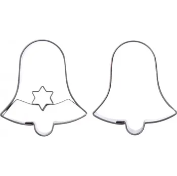 Velikonoční dekorace Vykrajovačka nerez/střed zvonek sada 2 ks