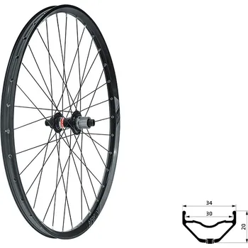 Sport Kellys | Zapletené kolo zadní KLS VALOR 3 DSC R, 27,5", black