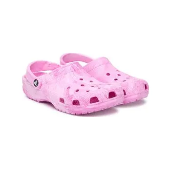 Pánská obuv Nazouváky Crocs Classic Watercolor Marbled Clog 211583 Růžová 42_43