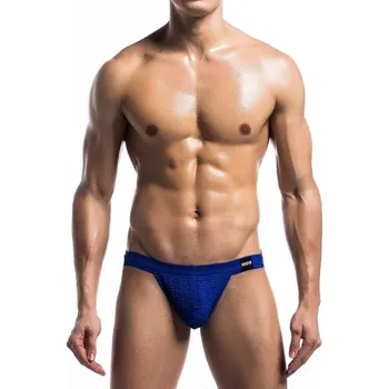 Pánské erotické prádlo MOB Fetish Swim Jockstrap Blue, L