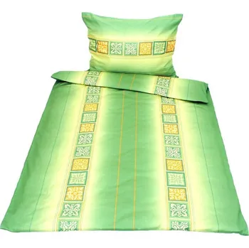 Povlečení KNITVA Saténové ložní povlečení ze 100% bavlny MOSAIC 140/200 + 70/90