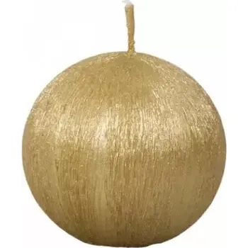 Vánoční dekorace Svíčka Pegas koule zlatá