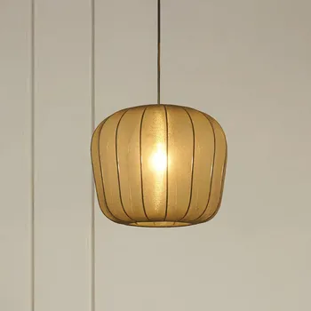 Závěsné svítidlo Lindby Helin, černá barva, Ø 35 cm, látka - Stříška - Ø 10 cm, výška 2,5 cm; výška stínidla 30 cm 1 x 15 W LED - Doprava zdarma