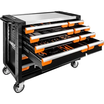 NEO TOOLS Vozík na nářadí, 12 zásuvek 229 komponentů 84-225+G