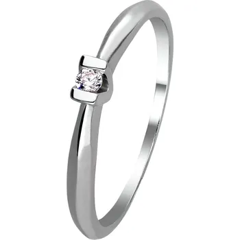 Prsten Zlaton Prsten bílé zlato se zirkonem vel.54 1.45g 000212904257