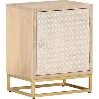 Organizace kuchyně Příborník 55 x 30 x 76 cm masivní mangovníkové dřevo a železo