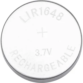 Článková baterie Akyga AKY1964 knoflíkový akumulátor LIR 1648 Li-Ion 80 mAh 3.7 V 1 ks