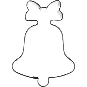 Velikonoční dekorace Vykrajovačka nerez zvonek s mašlí