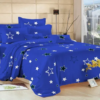 Povlečení Bavlněné povlečení Homa SPHERE BLUE 7-dílná sada 140x200 cm