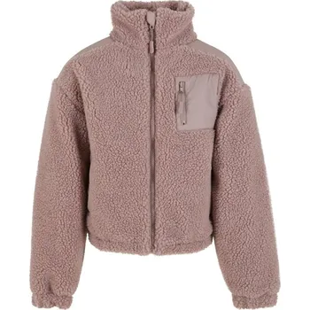 Dívčí bunda Girls Sherpa Mix Jacket - duskrose 146/152