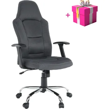 Jídelní židle Kancelářské křeslo, šedá, VAN + dárek