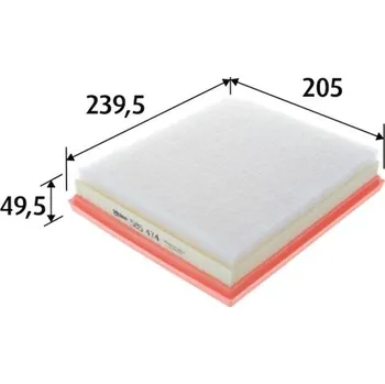 Filtr do auta Filtr vzduchový VALEO VAL585474