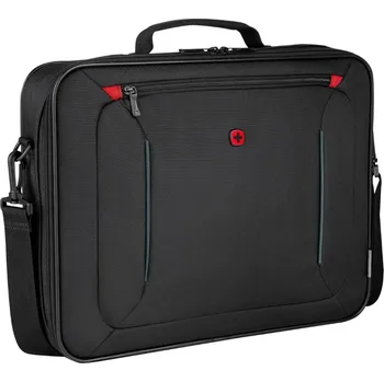 Stolní počítač Wenger BQ 16" brašna na notebook - černá Stylová a odolná brašna Wenger (WG432) pro notebooky do 16" nabízí polstrovanou přihrádku pro bezpečné uložení zařízení a chytrý SmartOrg organizér na přísluš