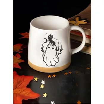 Sinsay - Hrnek s halloweenským motivem - bílá - 067GI-00X - 067GI-00X-ONE