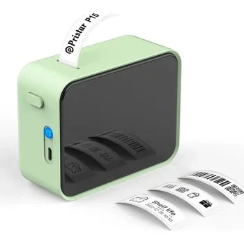 Tiskárna štítků Marklife P15 bezdrátová Bluetooth mini tiskárna štítků přenosná termální tiskárna samolepicích etiket bez inkoustu iOS Android zelená
