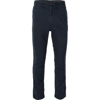 Pánské oblečení Pánské Kalhoty SUPERDRY OFFICERS SLIM CHINO M7011022B98T – Tmavě modrá 32/32