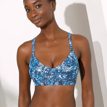 Dámské plavky Plavková balkónová podprsenka Belinta, bez kostic modrá 80B