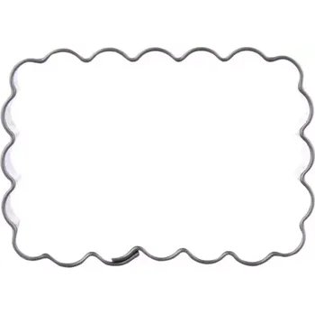 Vykrajovačka nerez obdélník vlnka