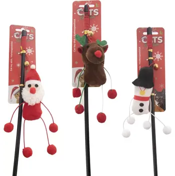 Hračka pro kočku Hračka pro kočku vánoční 46 cm 3ASS