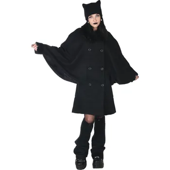 Dámský kabát kabát dámský ROCKABELLA - JOILETTE - BLACK - XL