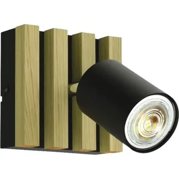 Bodové svítidlo LED bodové osvětlení Eglo 300894 BARAZZINA GU10 28 W černo/hnědé