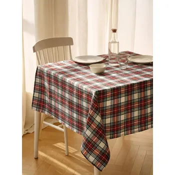 ubrus Sinsay - Kostkovaný ubrus - bílá - 110II-00X - 110II-00X-ONE