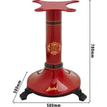 G.Gastro Berkel B114 & BS300 podstavec pod setrvačník červený