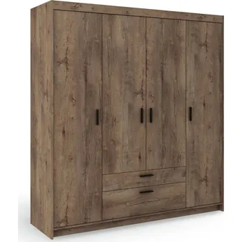 Šatní skříň ArtLemp Šatní skříň ELLEN 4D2S | dub lefkas