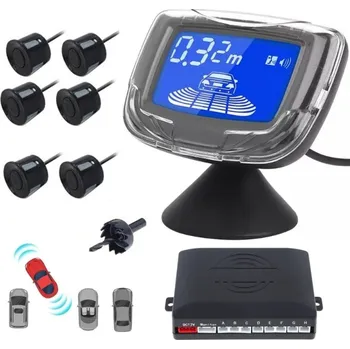 Parkovací asistent 6 senzory, displej, řídicí jednotka, sada 870