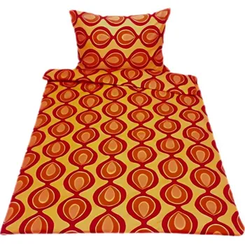 Povlečení KNITVA Saténové ložní povlečení ze 100% bavlny BOOGIE 140/220 + 70/90