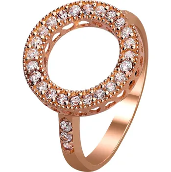 Prsten Zlaton Prsten růžové zlato se zirkony vel.49 1.85g 000763004253