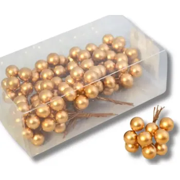 Velikonoční dekorace Dekorace - Bobule přízdoba zlatá